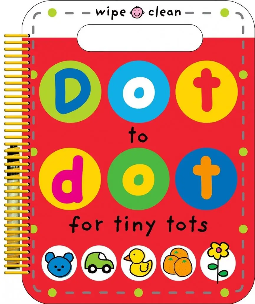 Toddler Travel Dot to Dot Wipe Clean Book