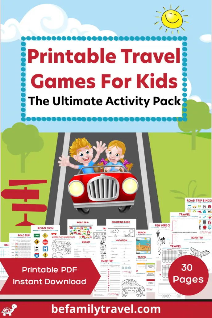 printable travel games for kids