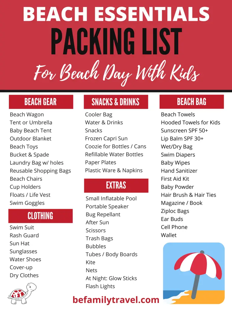 Beach Essentials: What To Bring For Kids - BeFamilyTravel