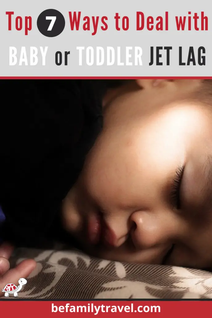 Preparing for baby or toddler jet lag
