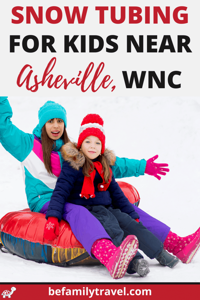 Snow Tubing for Kids Near Asheville WNC