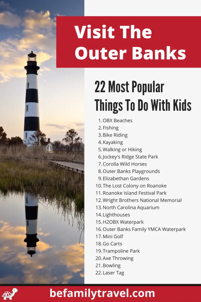List of Most Popular Things To Do in Outer Banks With Kids 