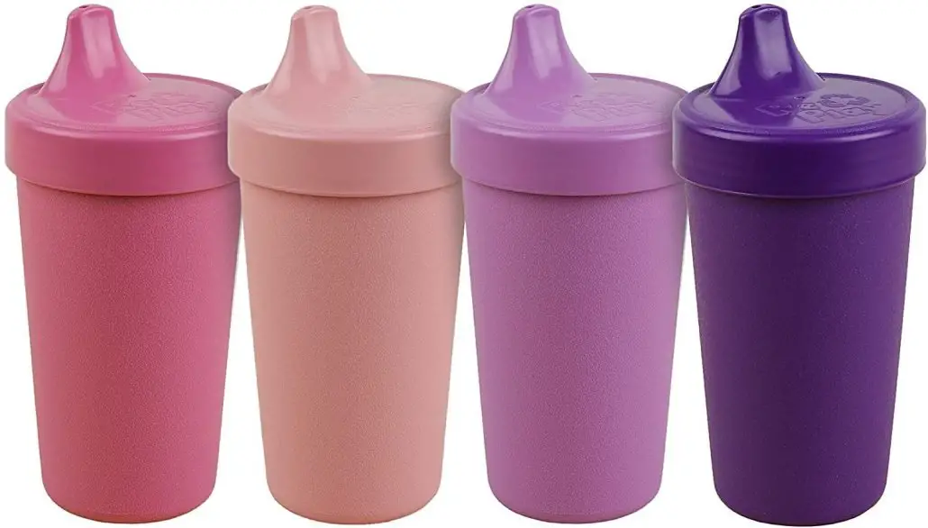 RE-PLAY 4pk - 10 oz. No-Spill Sippy Cups for Baby, Toddler, and Child Feeding