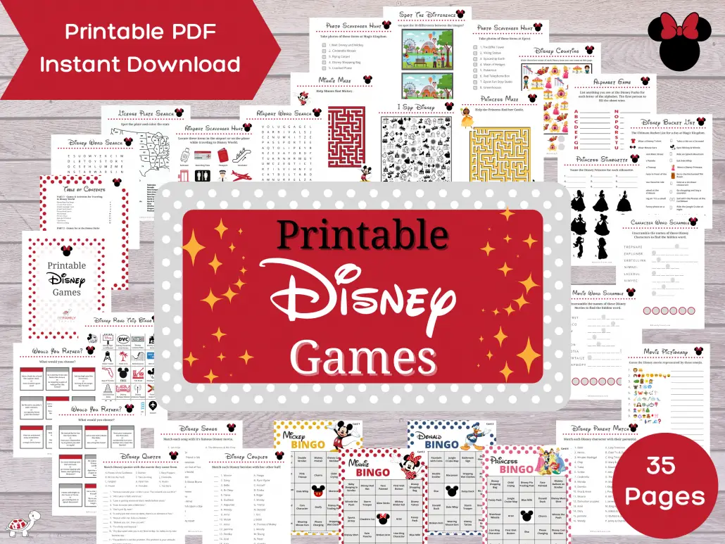 Printable Disney Games
