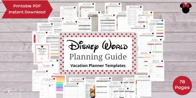 Walt Disney World Vacation Planner