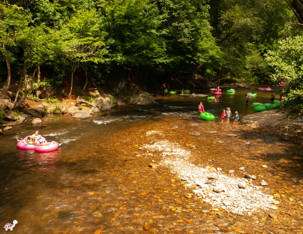where to go river tubing with kids