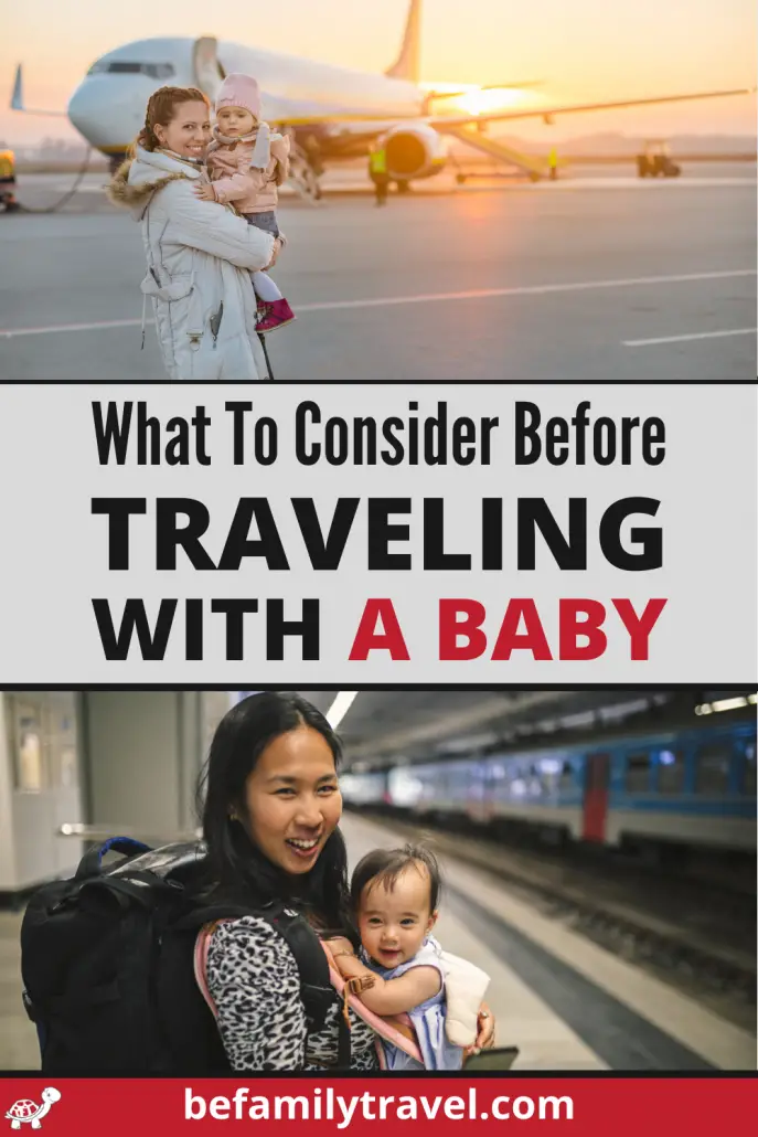 what to consider before traveling with a baby