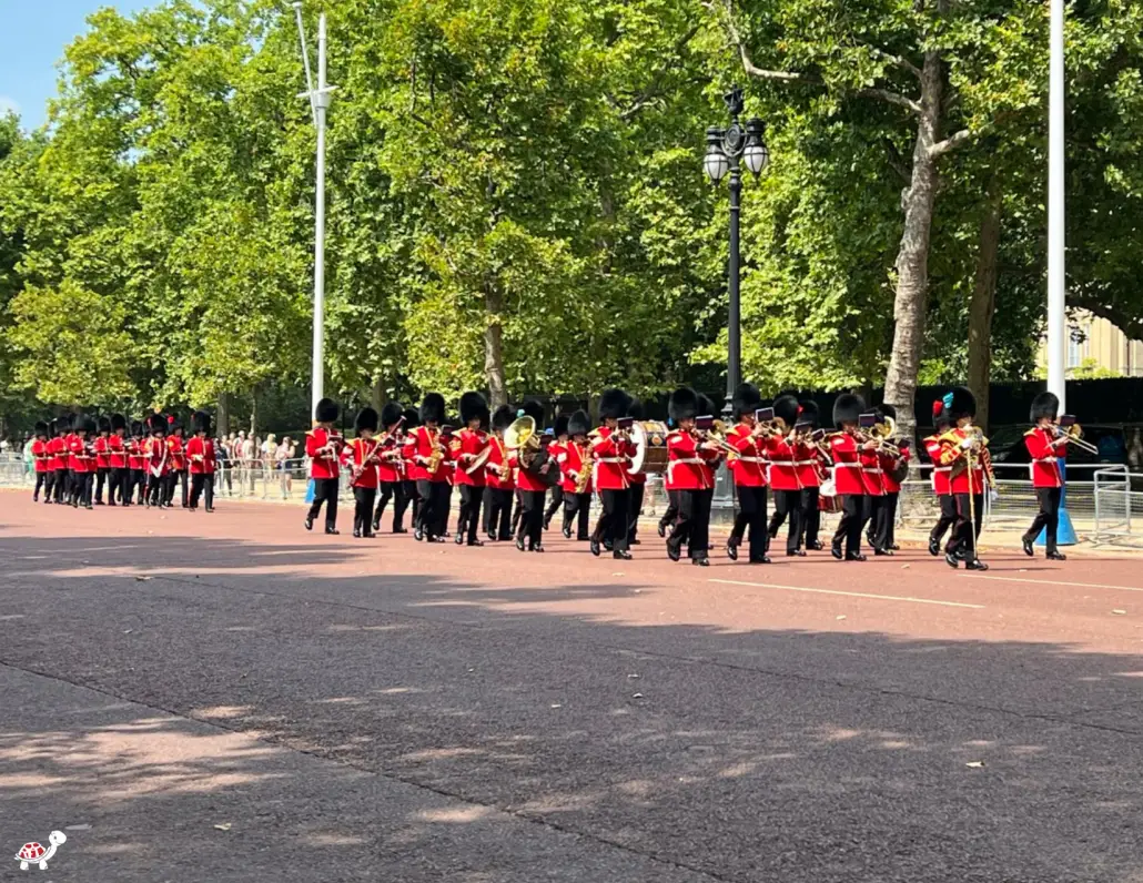 Changing of the Guards in London - The Mall