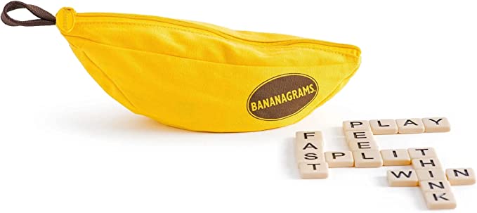 Bananagrams game is great for travel
