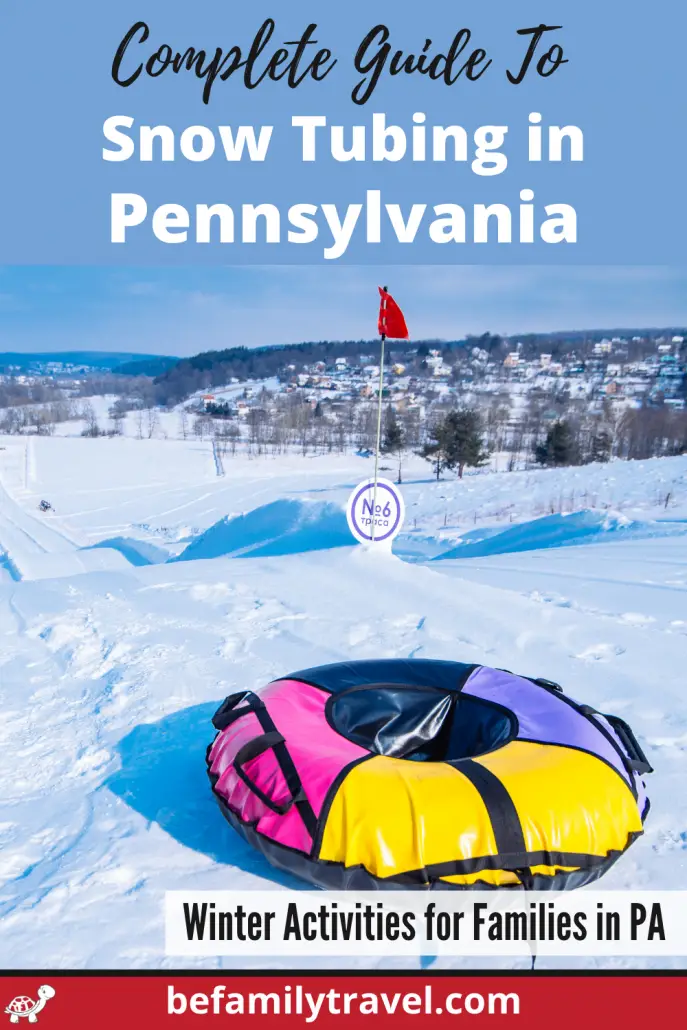 guide to snow tubing in PA