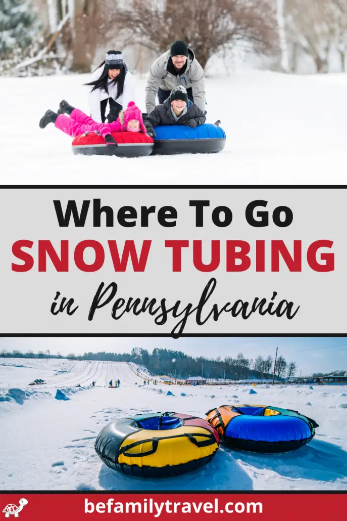 Where to go snow tubing in Pennsylvania