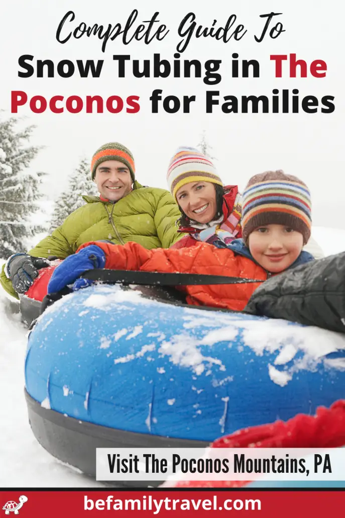 Snow Tubing in the Poconos for Families