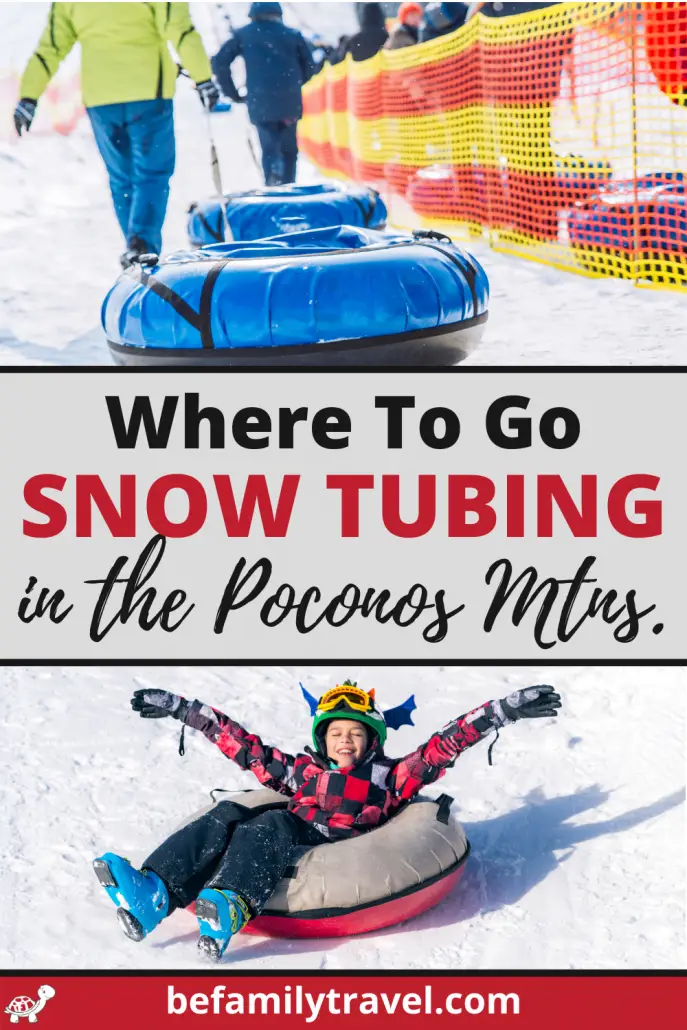 Where to go snow tubing in the Poconos