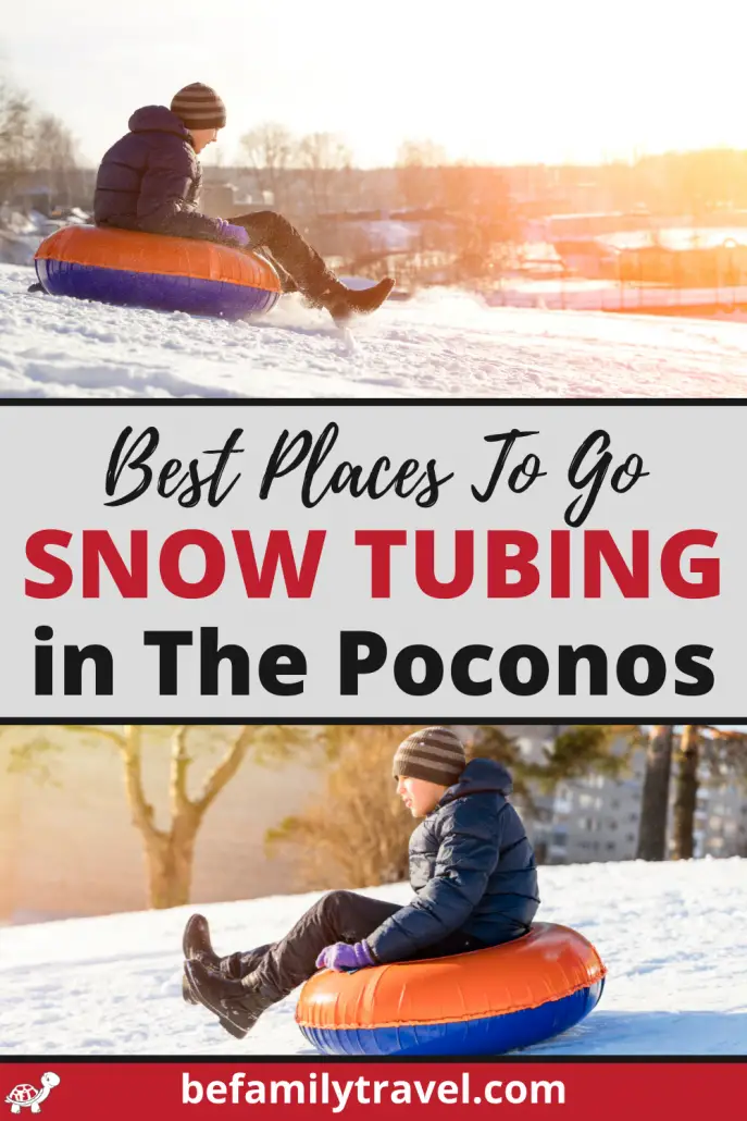 Best places to go snow tubing in the Poconos PA
