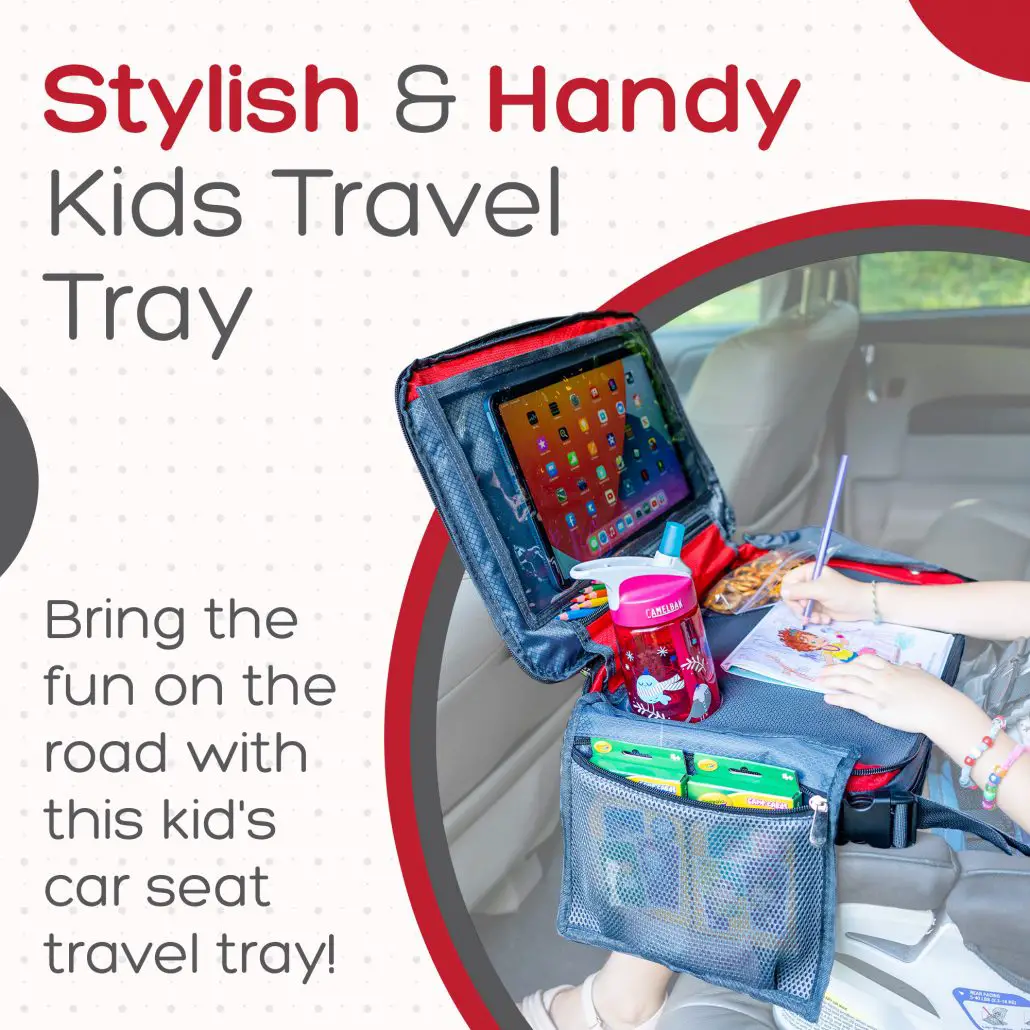 Stylish and handy kids travel tray