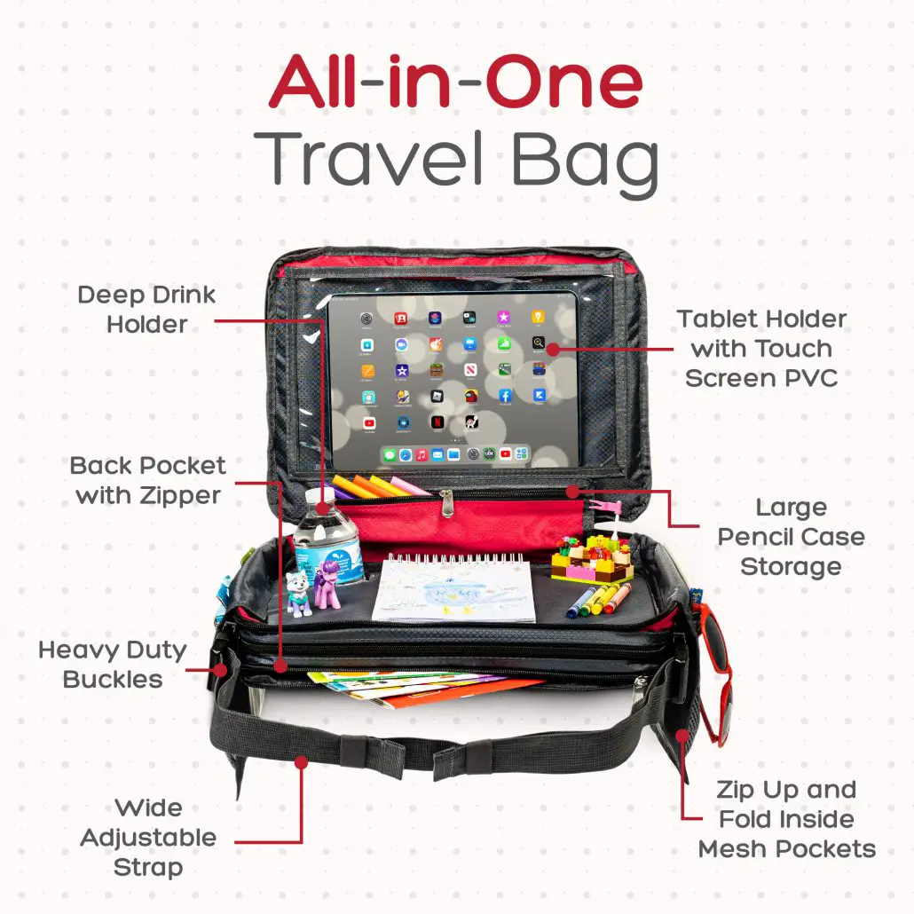 All in one travel bag for children