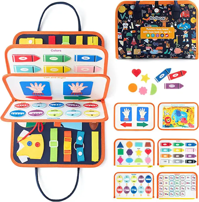 Freebear Busy Board - The best travel gifts for toddlers