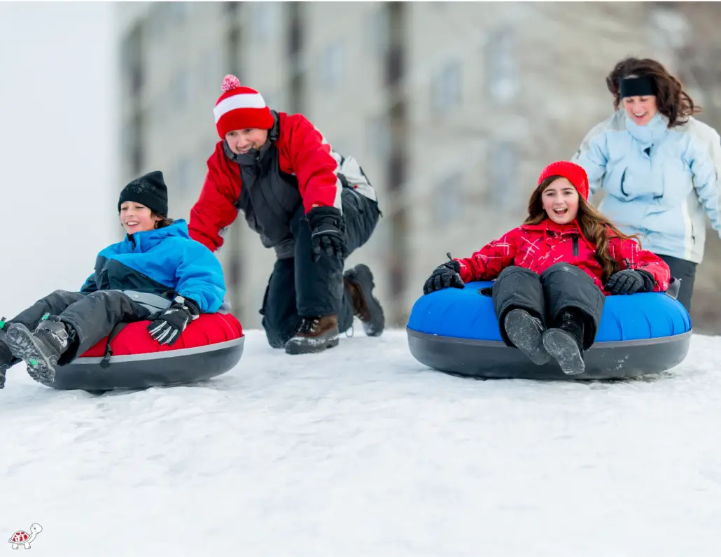 Snow tubing tips for families