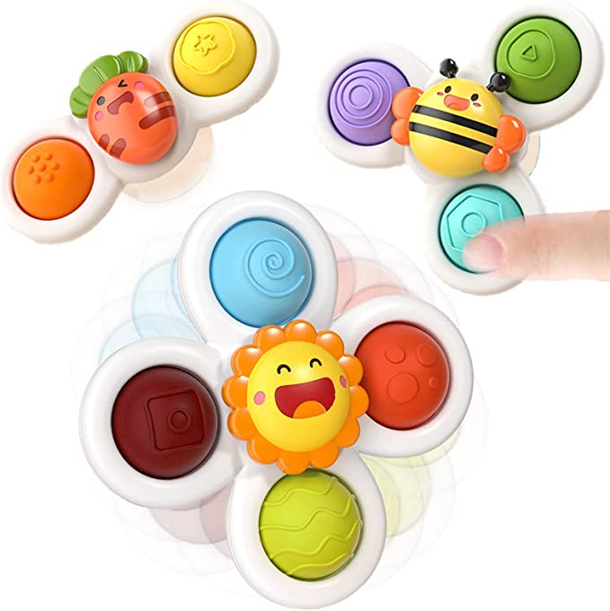 Sensory Toy with Suction Cup Spinner