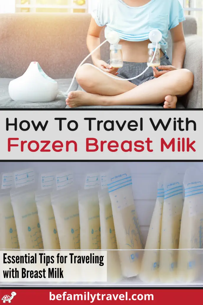 How to travel with frozen breast milk