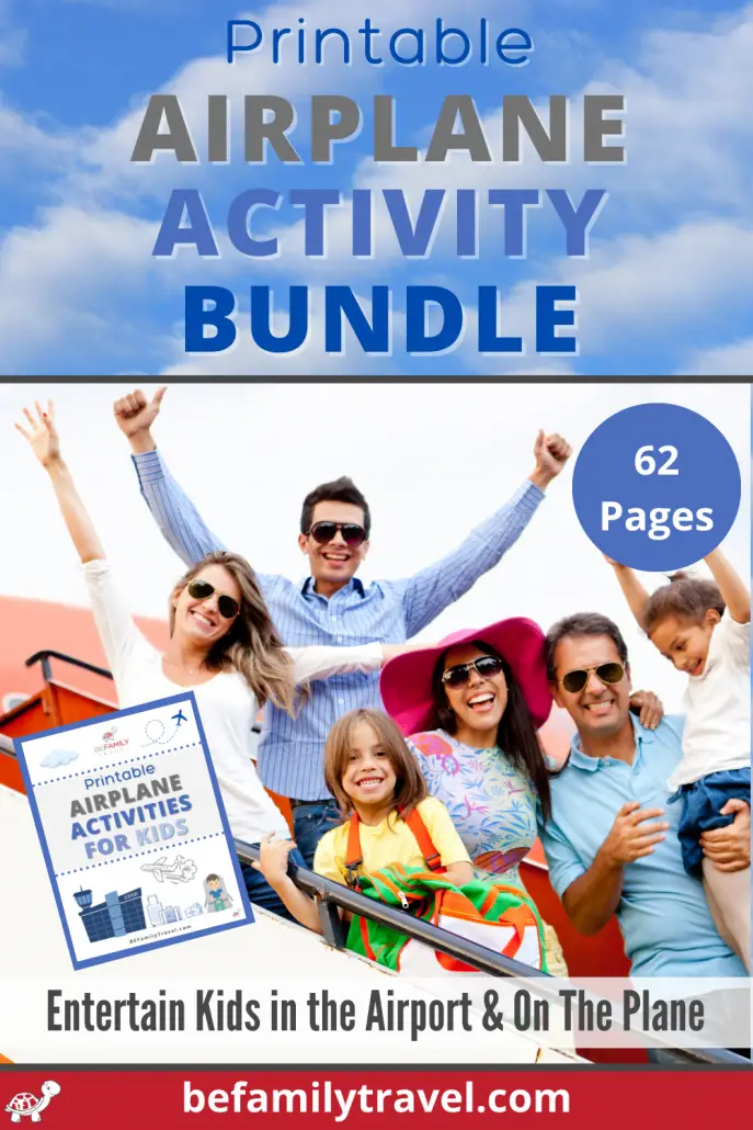 printable airplane activity bundle for kids