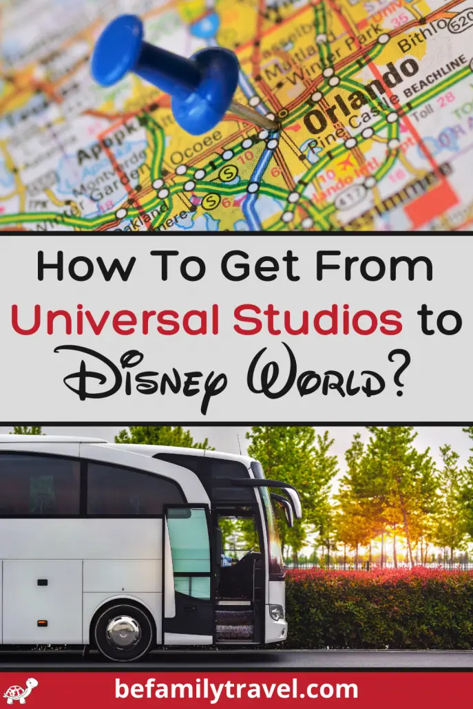 How to get from Universal Studios to Disney World