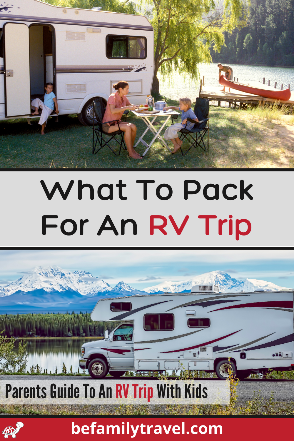 What To Pack On An RV Trip - BeFamilyTravel