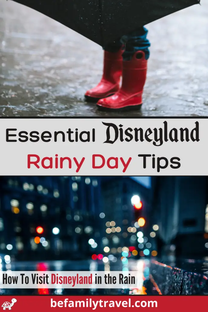 Essential Disneyland Rain Tips for families