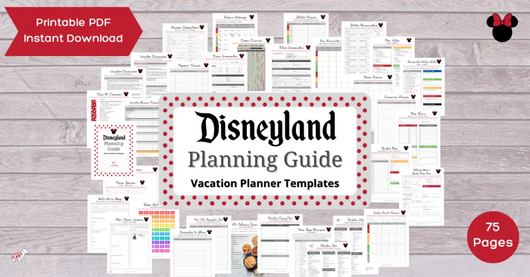 Disneyland Vacation Planner