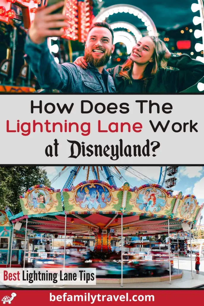 How does the Lightning Lane work at Disneyland?