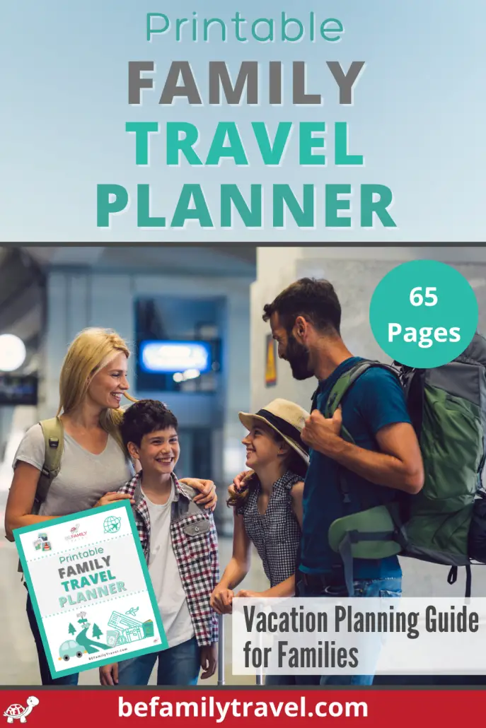 Printable Family Travel Planner - Vacation Planning Guide